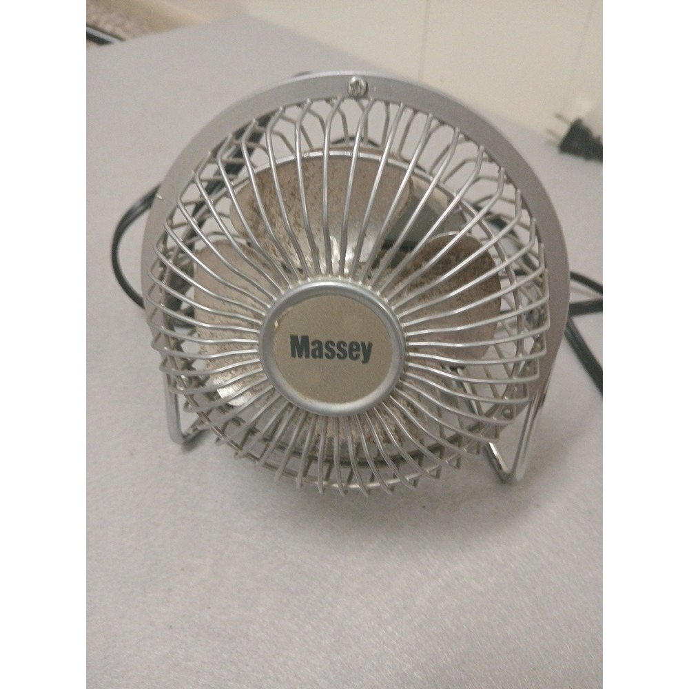 2008 Massey MF-4 4" Tilting Personal High Velocity Fan Silver